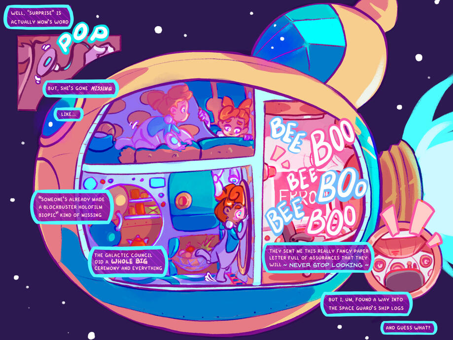 Comic Page Spread